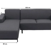 Boavista chaise longue - Sooty